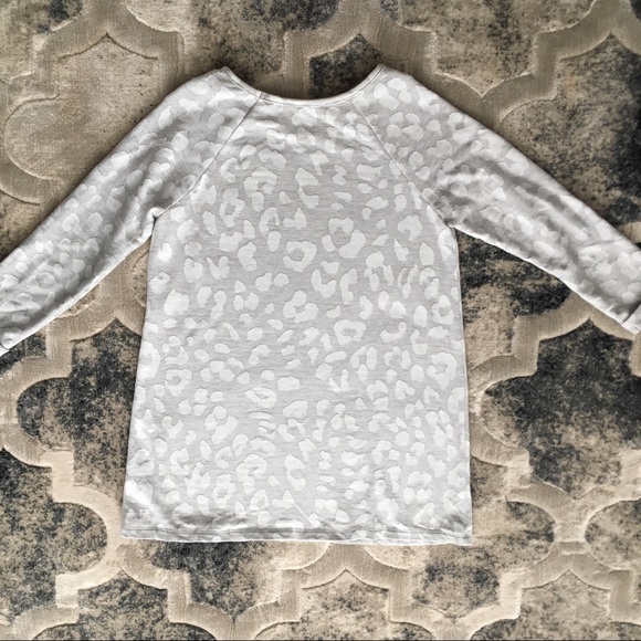 Buddy Love Gray Leopard Sweater - Picture 3 of 3